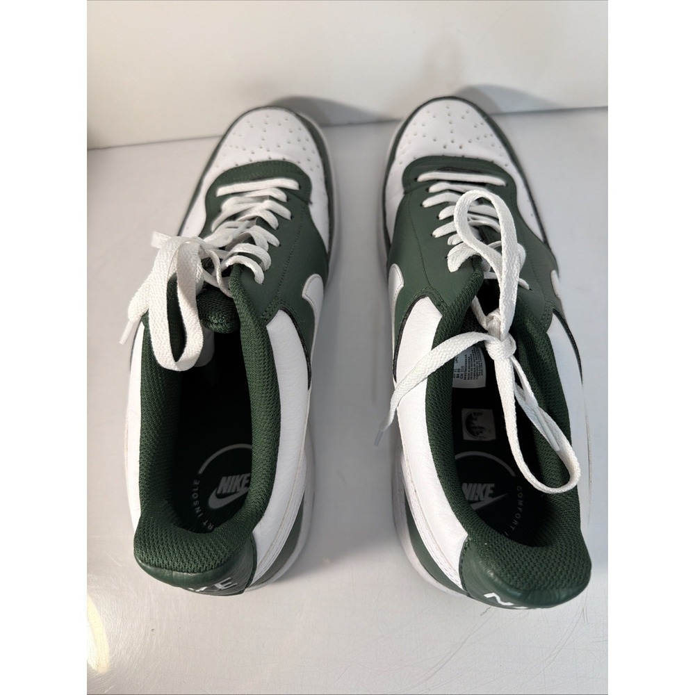 Nike Men's Court Vision Low Athletic Shoes Fir Green/White Size 13 M - Picture 4 of 12